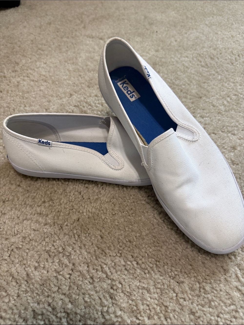 Women’s Keds White Canvas - Size 10